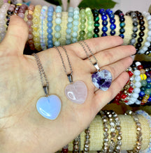 Load image into Gallery viewer, Crystal Heart Necklaces
