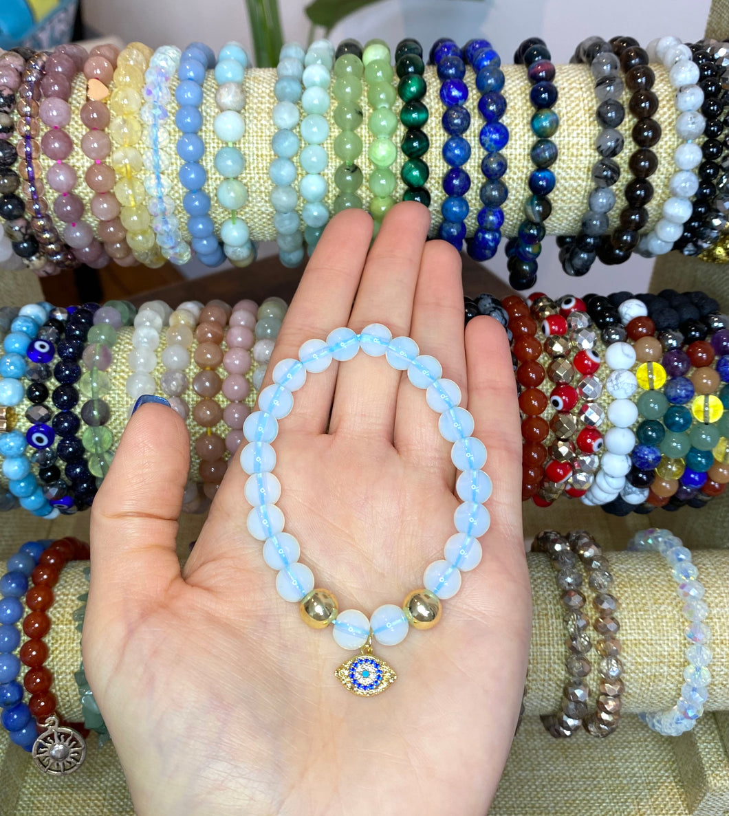 Opalite Charm Bracelet