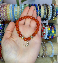 Load image into Gallery viewer, Carnelian Charm Bracelet
