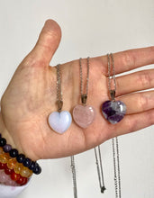 Load image into Gallery viewer, Crystal Heart Necklaces
