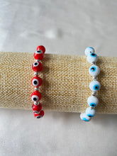 Load image into Gallery viewer, Adjustable Evil Eye Bracelet
