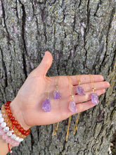 Load image into Gallery viewer, Raw Amethyst Necklace
